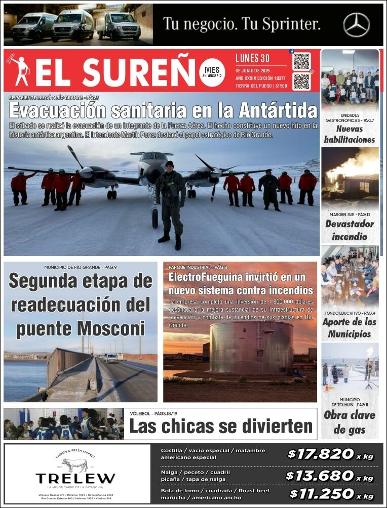 Media Panel - Developments and Systems | Ovacion Futbol - Tapa del diario El Sureño